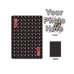 Chrix Pat Black Playing Cards 54 Designs (Mini) Front - Diamond8