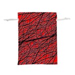 Neurons Cells Train Link Brain Lightweight Drawstring Pouch (M) Back