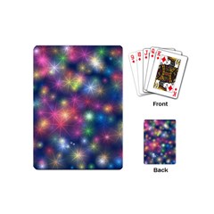 Abstract Background Graphic Space Playing Cards Single Design (mini) by Bajindul