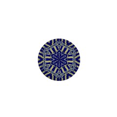 Wood Flower And Matches Mandala Vintage 1  Mini Buttons by pepitasart