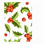 Christmas Holly Berry Seamless Pattern Large Garden Flag (Two Sides) Front
