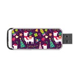 Colorful Funny Christmas Pattern Portable USB Flash (Two Sides) Front