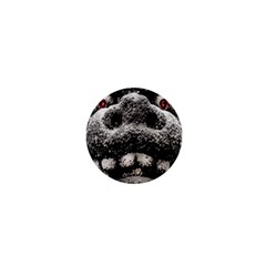 Monster Sculpture Extreme Close Up Illustration 2 1  Mini Buttons by dflcprintsclothing