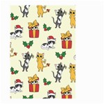 Christmas Funny Pattern Cat Large Garden Flag (Two Sides) Back