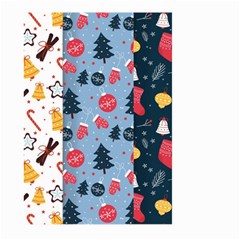 Christmas Pattern Collection Flat Design Large Garden Flag (two Sides) by Vaneshart