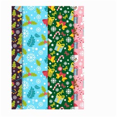 Flat Design Christmas Pattern Collection Large Garden Flag (two Sides) by Vaneshart