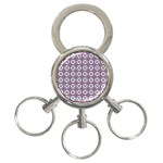 DF Donos Grid 3-Ring Key Chain Front