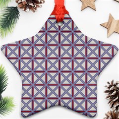 Df Donos Grid Star Ornament (two Sides) by deformigo