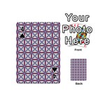 DF Donos Grid Playing Cards 54 Designs (Mini) Front - Spade4