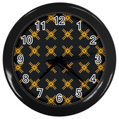 Df Ikonos Quanika Wall Clock (black) by deformigo