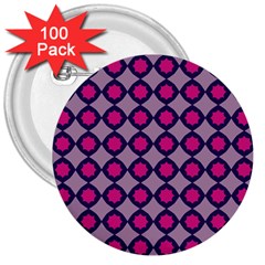 Df Blizzee City 3  Buttons (100 Pack)  by deformigo
