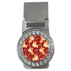 Colorful Funny Christmas Pattern Dog Puppy Money Clips (cz)  by Vaneshart