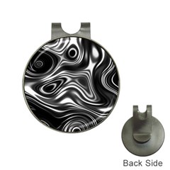 Wave Abstract Lines Hat Clips With Golf Markers by HermanTelo