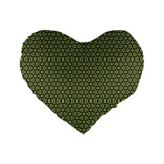 Df Lanika Standard 16  Premium Flano Heart Shape Cushions by deformigo