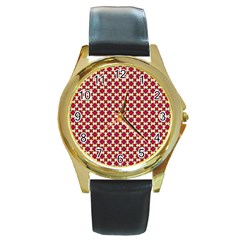 Df Avada Round Gold Metal Watch by deformigo