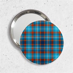 Tartan Scotland Seamless Plaid Pattern Vintage Check Color Square Geometric Texture 2 25  Handbag Mirrors by Wegoenart