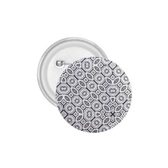 Black And White Baroque Ornate Print Pattern 1 75  Buttons by dflcprintsclothing