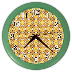 Terrivola Color Wall Clock by deformigo