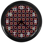 Whitika Wall Clock (Black) Front
