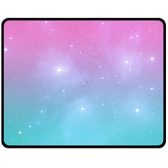 Pastel Goth Galaxy  Fleece Blanket (medium)  by thethiiird