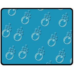 Bubble Group Pattern Abstract Double Sided Fleece Blanket (medium)  by Vaneshart
