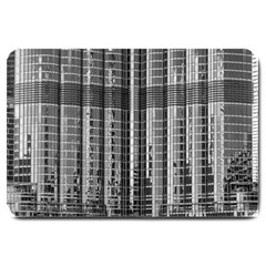Architecture Structure Glass Metal Large Doormat  by Vaneshart
