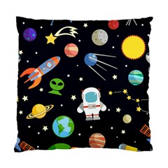 Space Astronomy Decorative Symbols Seamless Pattern Vector Illustration Standard Cushion Case (two Sides) by Nexatart