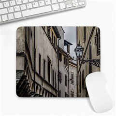 Houses At Historic Center Of Florence, Italy Large Mousepads by dflcprintsclothing