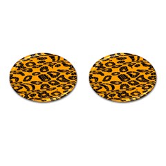 Digital Art  Cufflinks (oval) by Sparkle