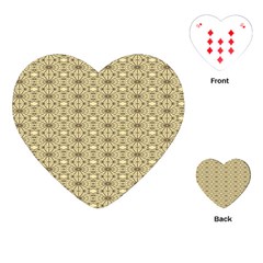 Digital Flowers Playing Cards Single Design (heart) by Sparkle