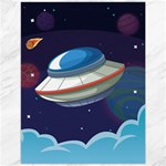 Ufo Alien Spaceship Galaxy Canvas 12  x 16  11.86 x15.41  Canvas - 1