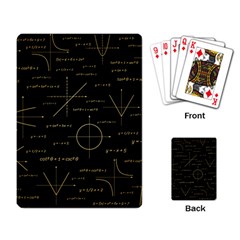 Abstract Math Pattern Playing Cards Single Design (rectangle) by Vaneshart