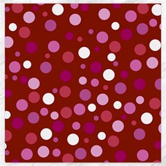 Lesbian Pride Flag Scattered Polka Dots Canvas 20  X 20  by VernenInk