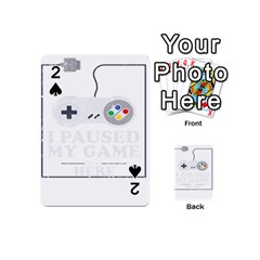 Ipaused2 Playing Cards 54 Designs (mini) by ChezDeesTees