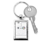 I Had to Pause My Game to Be Here Key Chain (Rectangle) Front