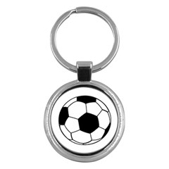 Soccer Lovers Gift Key Chain (round) by ChezDeesTees