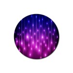 Shiny Stars Rubber Coaster (Round)  Front