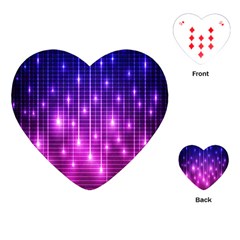 Shiny Stars Playing Cards Single Design (heart) by Sparkle