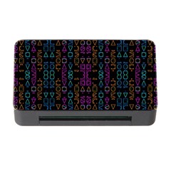 Neon Geometric Seamless Pattern Memory Card Reader With Cf by dflcprintsclothing