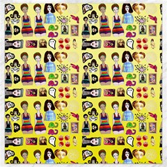 Kawaiicollagepattern3 Canvas 16  X 16  by snowwhitegirl