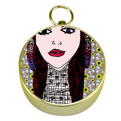 Chris Wall Gold Compasses by snowwhitegirl