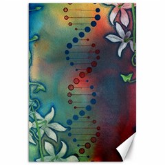 Flower Dna Canvas 20  X 30  by RobLilly