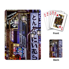 Shinjuku District Urban Night Scene, Tokyo Japan Playing Cards Single Design (rectangle) by dflcprintsclothing