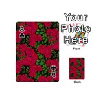 Seamless pattern with colorful bush roses Playing Cards 54 Designs (Mini) Front - ClubA