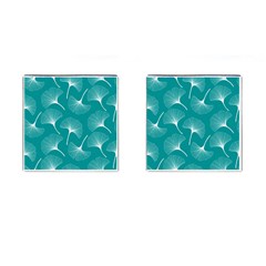 Whiteflowergreen Cufflinks (square) by Dushan