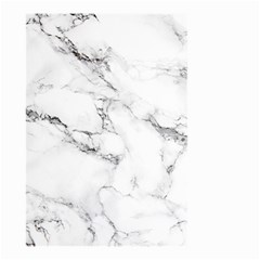 White Faux Marble Small Garden Flag (two Sides) by Dushan