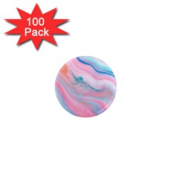 Colorful Marble Abstract Background Texture  1  Mini Magnets (100 Pack)  by Dushan
