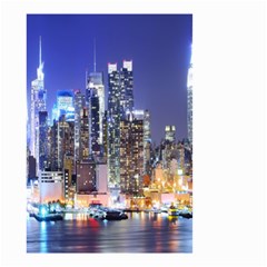 New-york Cityscape  Small Garden Flag (two Sides) by Dushan