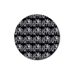 Mountain Bike - Mtb - Hardtail And Dirt Jump 2 Rubber Coaster (round)  by DinzDas