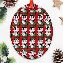 Village Dude - Hillbilly And Redneck - Trailer Park Boys Ornament (oval Filigree) by DinzDas